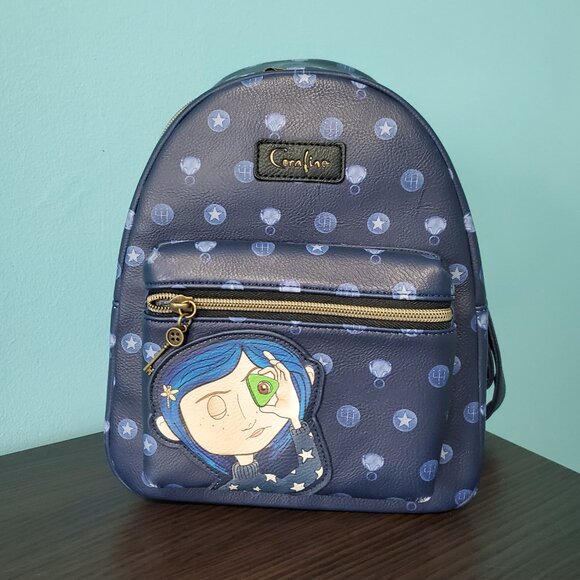 Loungefly Handbags - Loungefly Coraline Icons Mini Backpack (NWT but Damaged)
